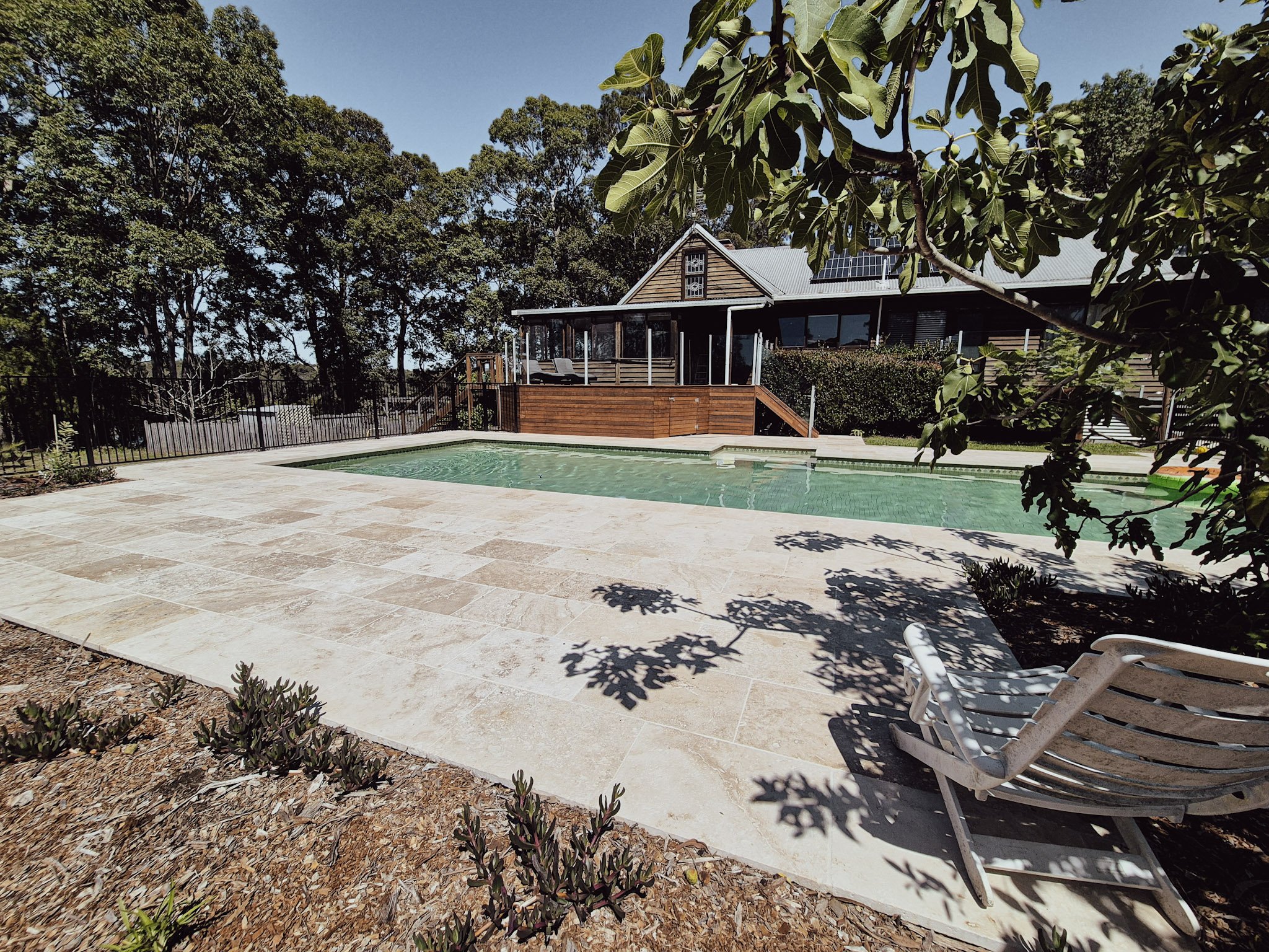 Ironbark House pool and deck